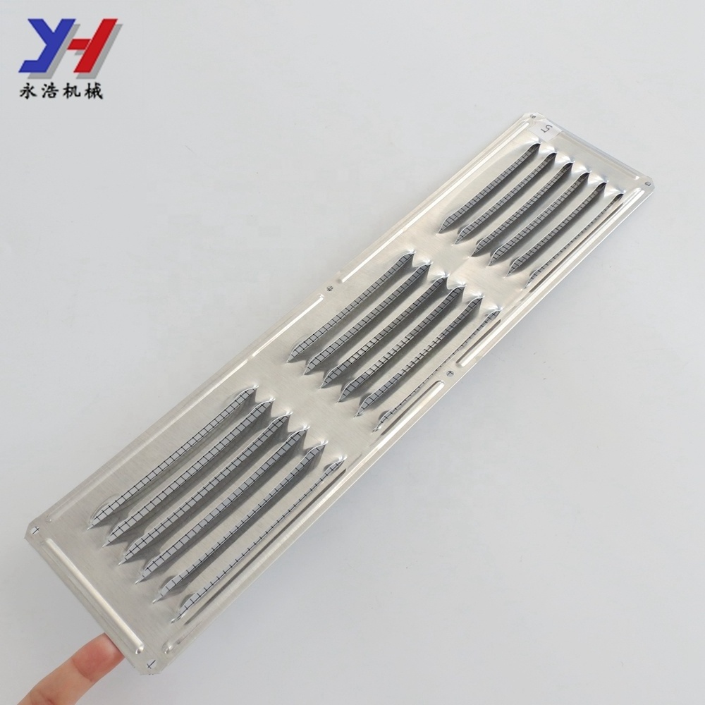 Professional manufacturer custom aluminium alloy rectangular air vent grille / ventilation cover