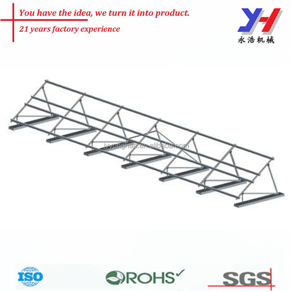 Adjustable Aluminum huge frame angle bracket with hinges, Custom precision punched part