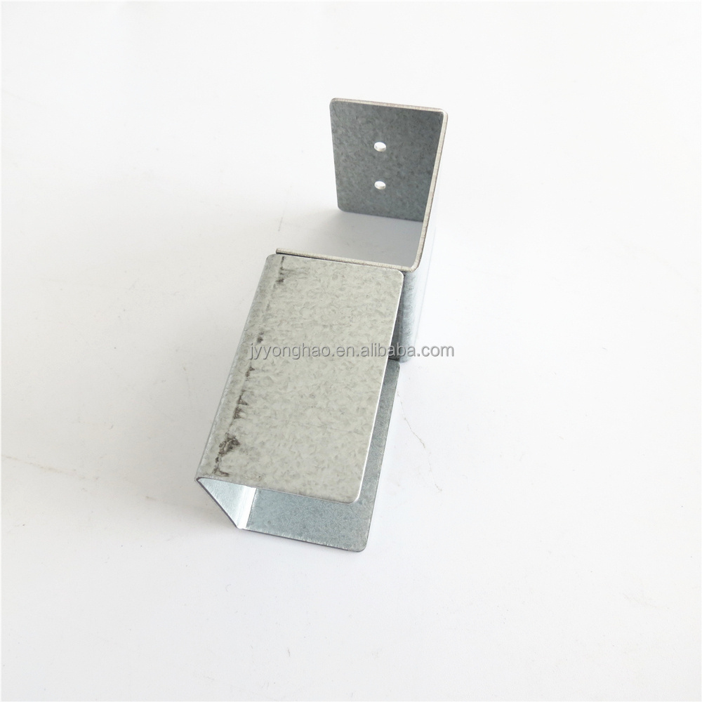 OEM stamping Free-standing swing beam bracket, Galvanized steel framing bracket