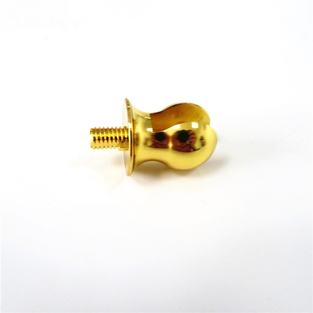 Customized Gold plated bolted metal cabinet knob, Household door hardware, Stainless steel drawer knob