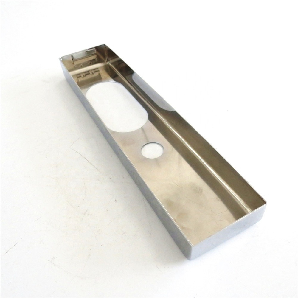 Good quality OEM made stainless steel wrap-around door plate, Stainless steel door reinforcer