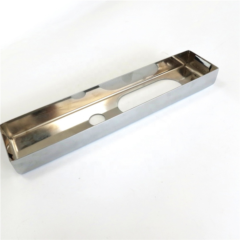 Good quality OEM made stainless steel wrap-around door plate, Stainless steel door reinforcer