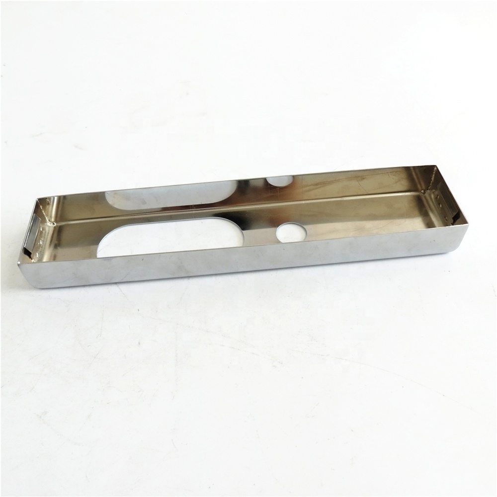 Good quality OEM made stainless steel wrap-around door plate, Stainless steel door reinforcer