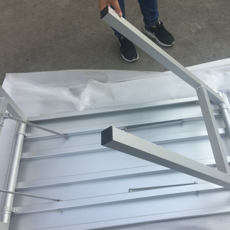 Oem china factory custom table/desk/chair/cabinet/bed metal frame aluminum steel welded telescopic folding table frames and legs