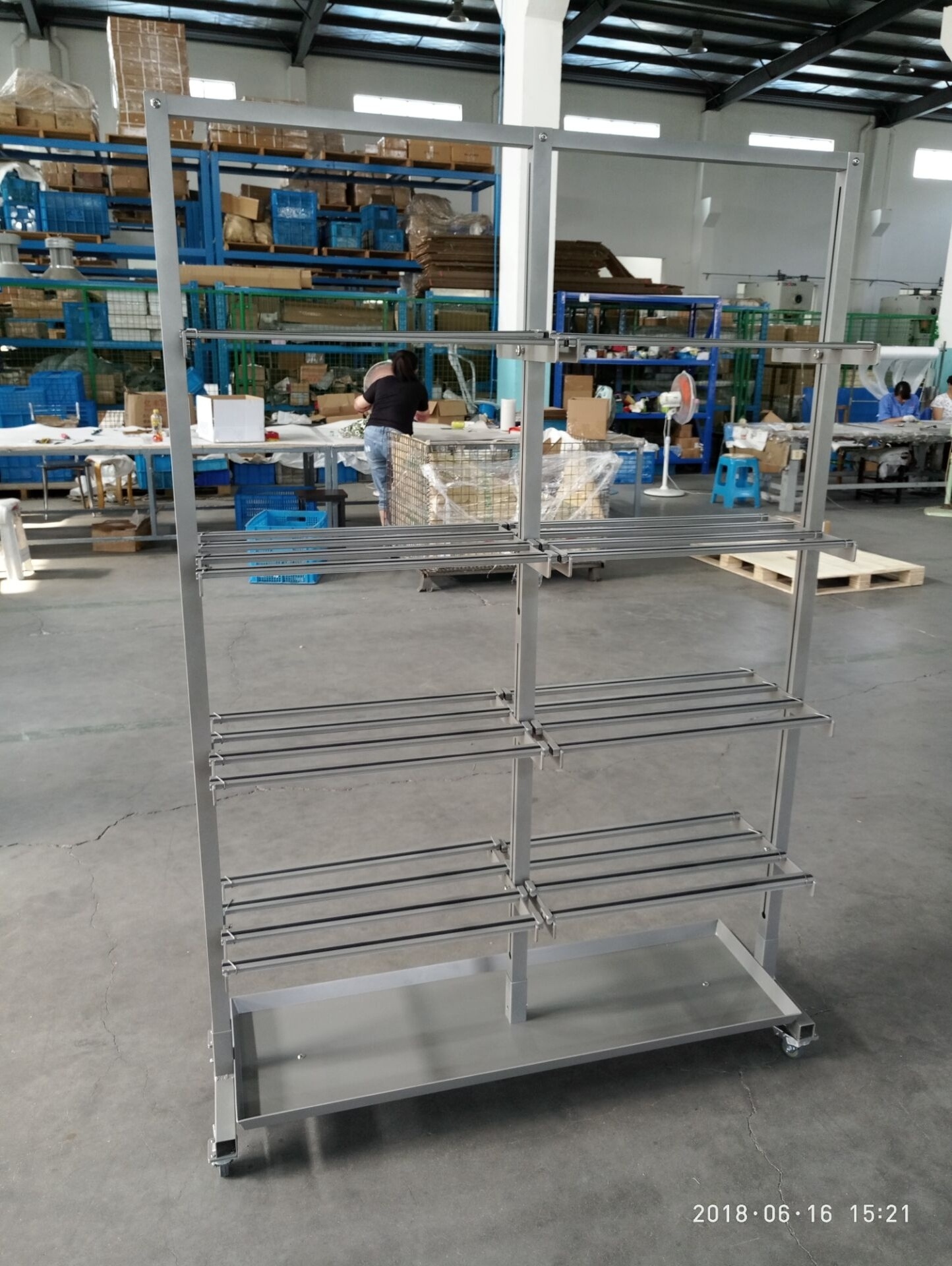 Portable removable aluminum goods storage rack holders, Customize aluminum channel