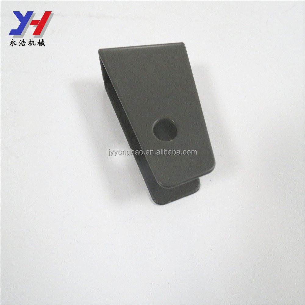 OEM punched Carbon steel U shape Metal bracket for mounting shelf supports