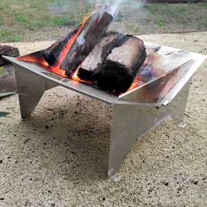 Metal stamping parts customized modern design firepit outdoor/indoor/garden stainless steel bbq portable fire pit