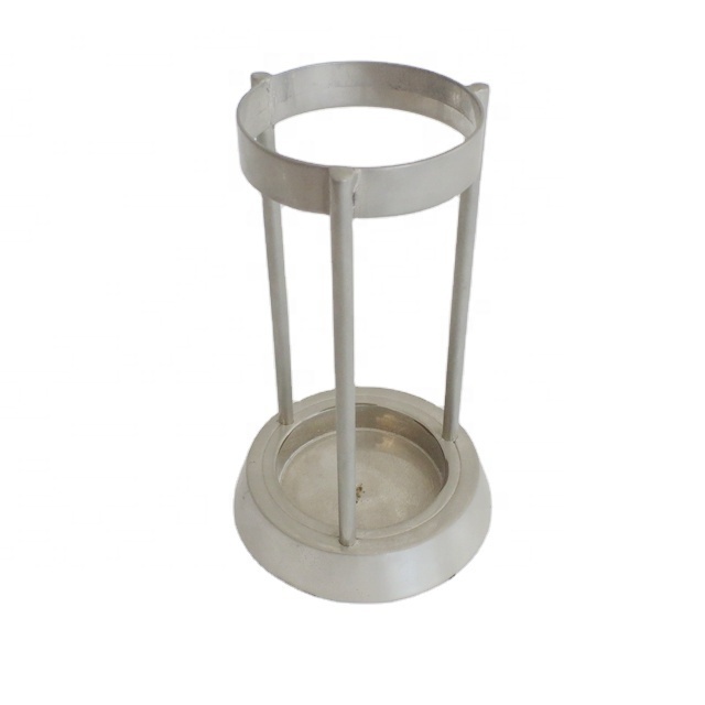 Customized Heavy Duty and Stable Polished Aluminum Umbrella Stand Casting Welding Service as your drawing