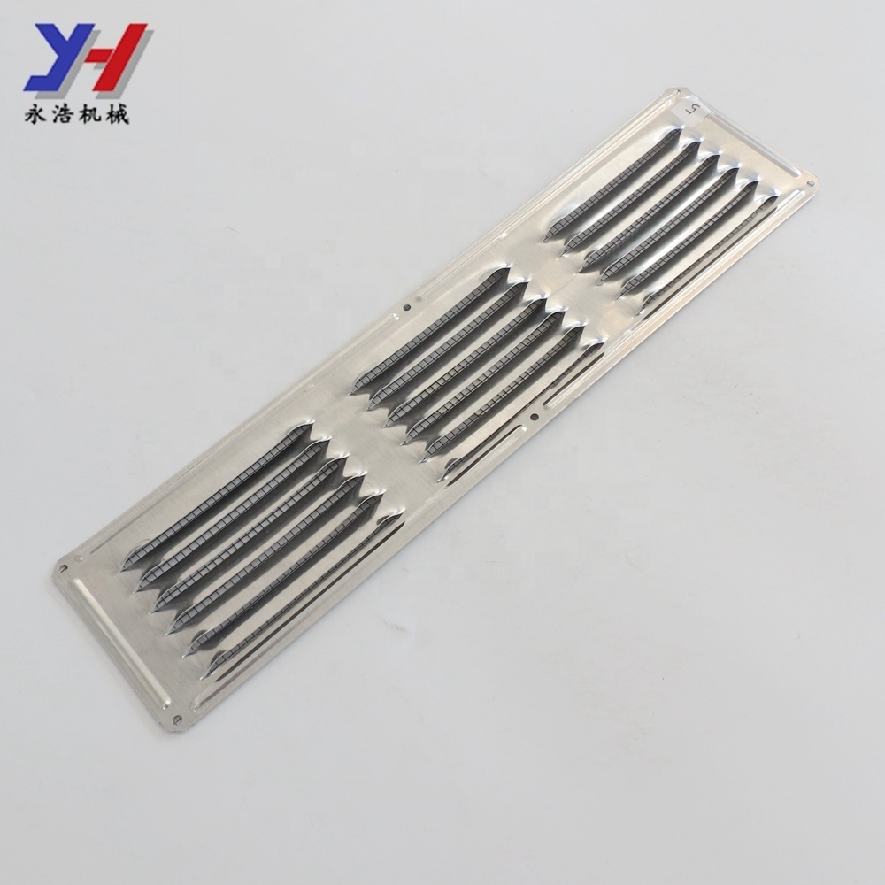 Professional manufacturer custom aluminium alloy rectangular air vent grille / ventilation cover