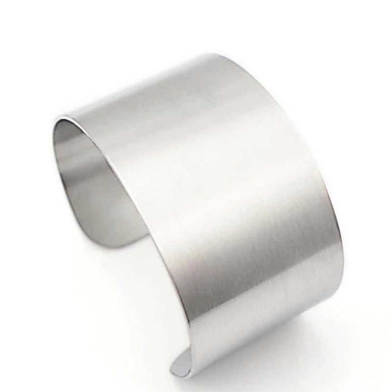 Custom Made Stainless Steel Wide Armband Bangle Open Cuff Bracelet Bending Sheet Metal Parts