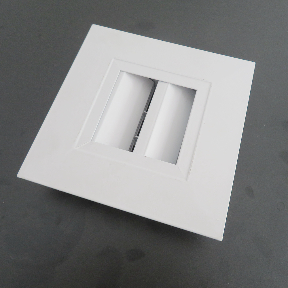 Air flow decor HVAC vent cover aluminum square ceiling diffuser, sidewall ceiling register air louvered vents