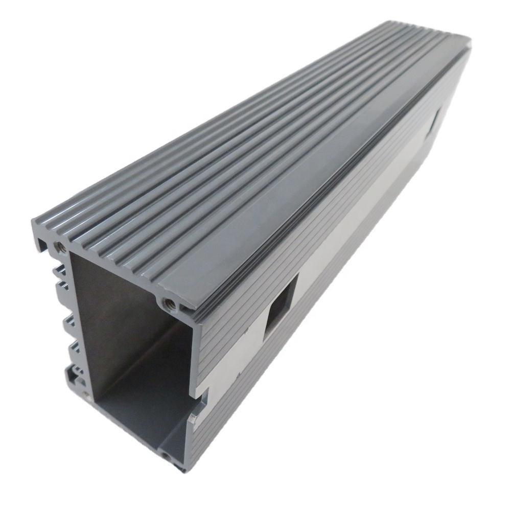 Custom LED extrusion welding painting aluminum heat sink profile diffuser cover casing for low ceiling LED light strip