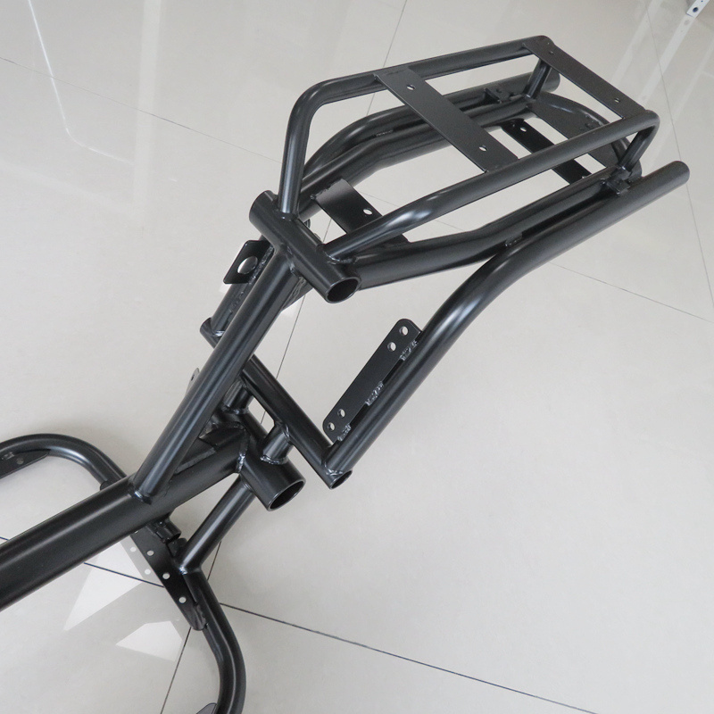 Customized Family Cargo Tricycle Steel Frame Good Metal Welded And Powder Coated Electric Bicycle Frame