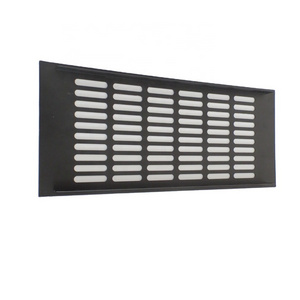 HVAC system weatherproof exhaust air vent louver air conditioner fixed metal door vent