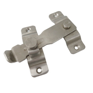 Customized Premium Stainless Steel Flip Door Sliding Latch Door Latch Buckle Bathroom Outdoor Garage Barn Door Lock