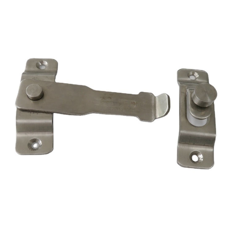 Custom Garden Barn Door Bolt Latch Lock Gate Flip Latch Heavy Duty Stainless Steel PVC Automatic Farm Gate Latch