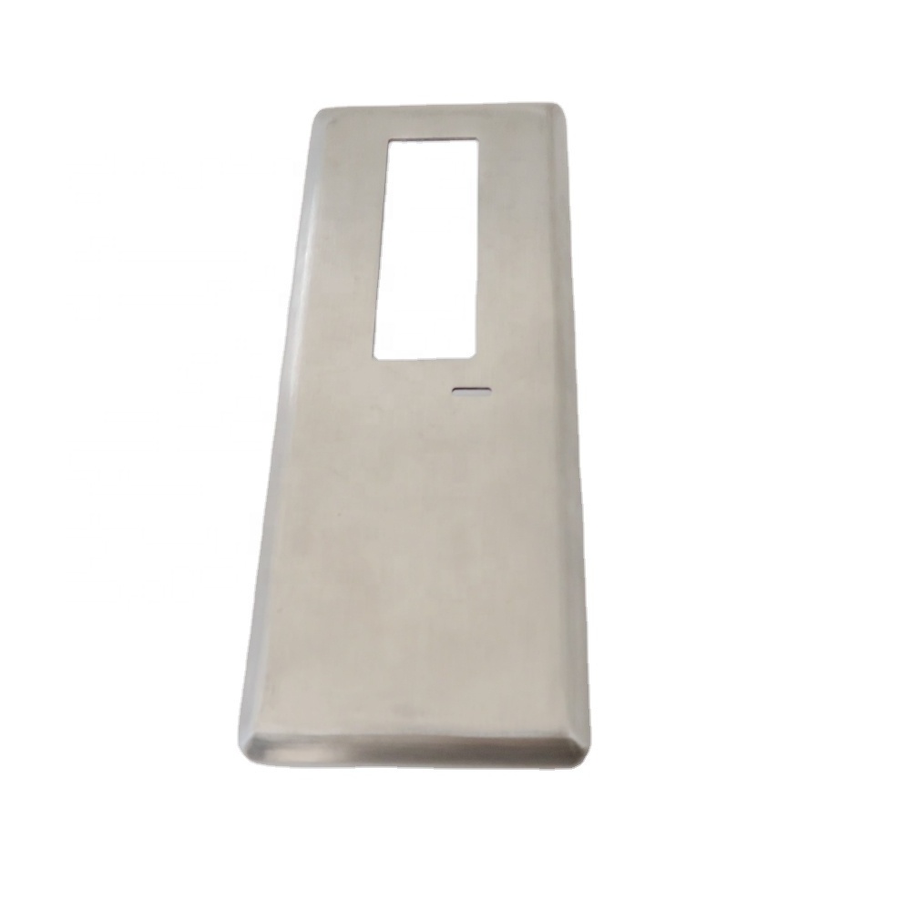 Custom service stainless steel polishing metal stamping strike plate for door lock