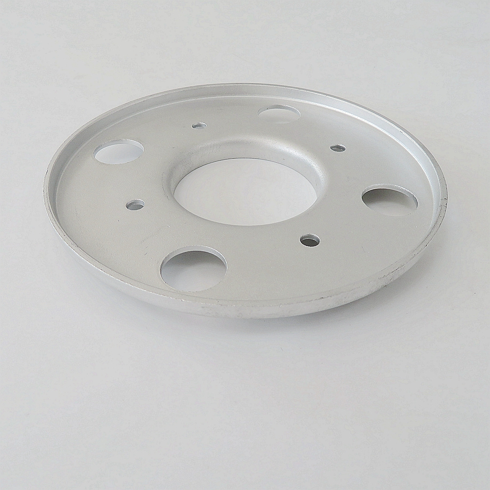 Factory custom metal flange deep drawn stamping part aluminum pipe fittings home decoration floor flange aluminum flange