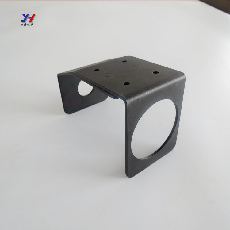 OEM ODM Custom power coated metal wall bracket for fire extinguisher sheet metal fabrication