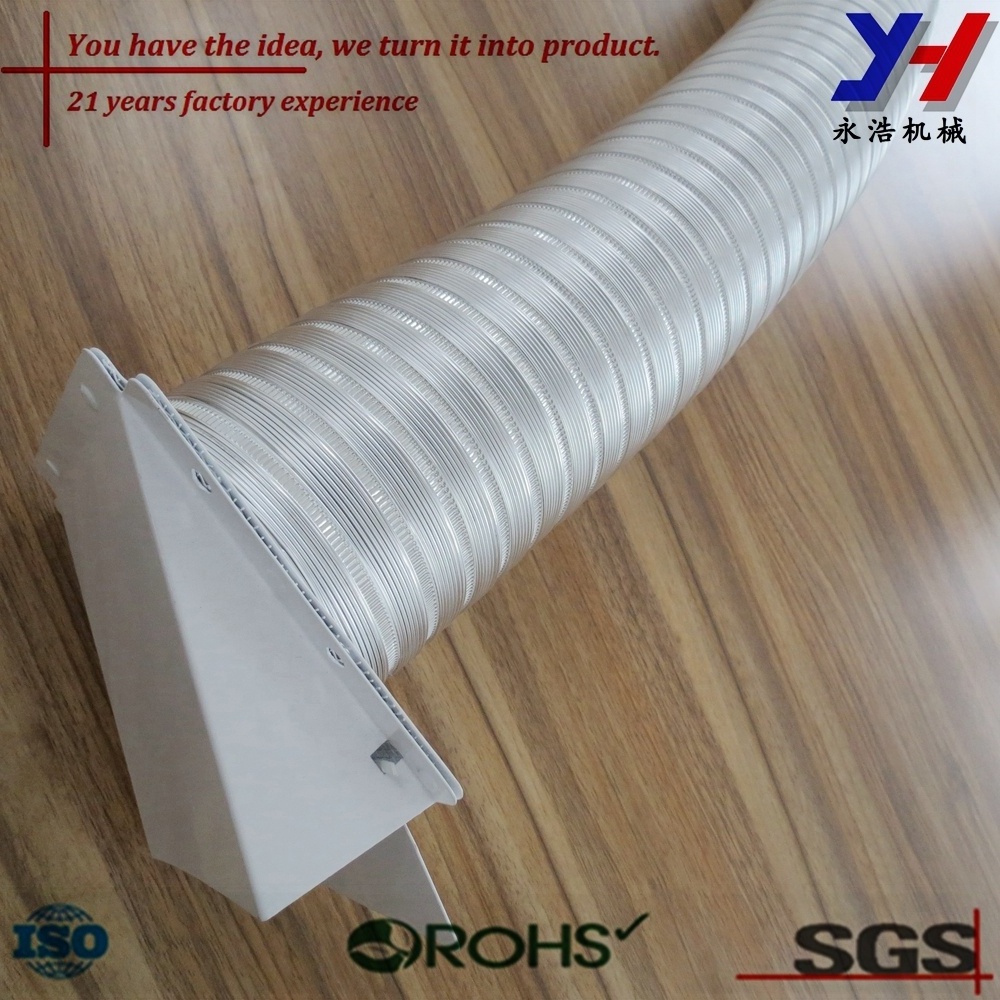 Custom with mesh vent cover exhaust external stainless steel one way air wall vent for ventilation