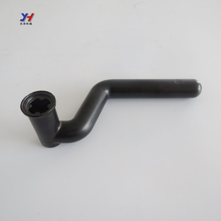 OEM ODM customized black plastic shower door locks handle