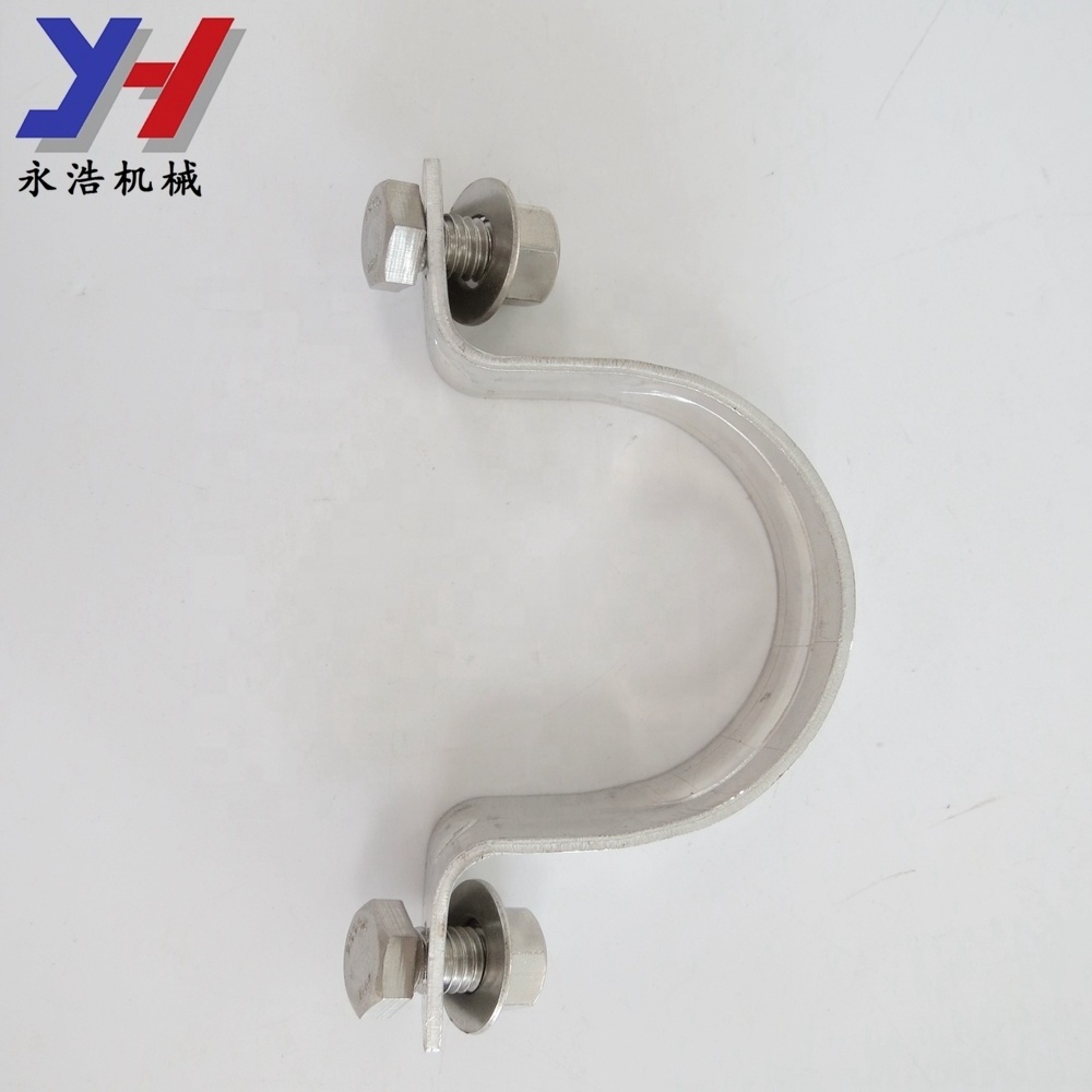 Customized stainless steel U-bolt pipe clamp