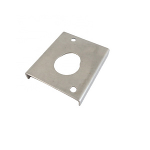 Custom service stainless steel polishing metal stamping strike plate for door lock