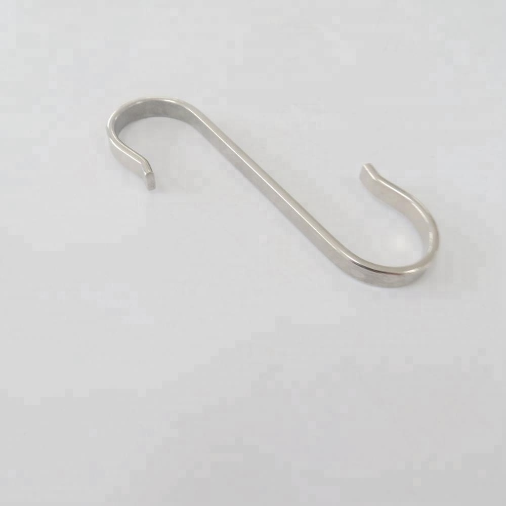 OEM ODM custom polish stainless steel s hook for hanging