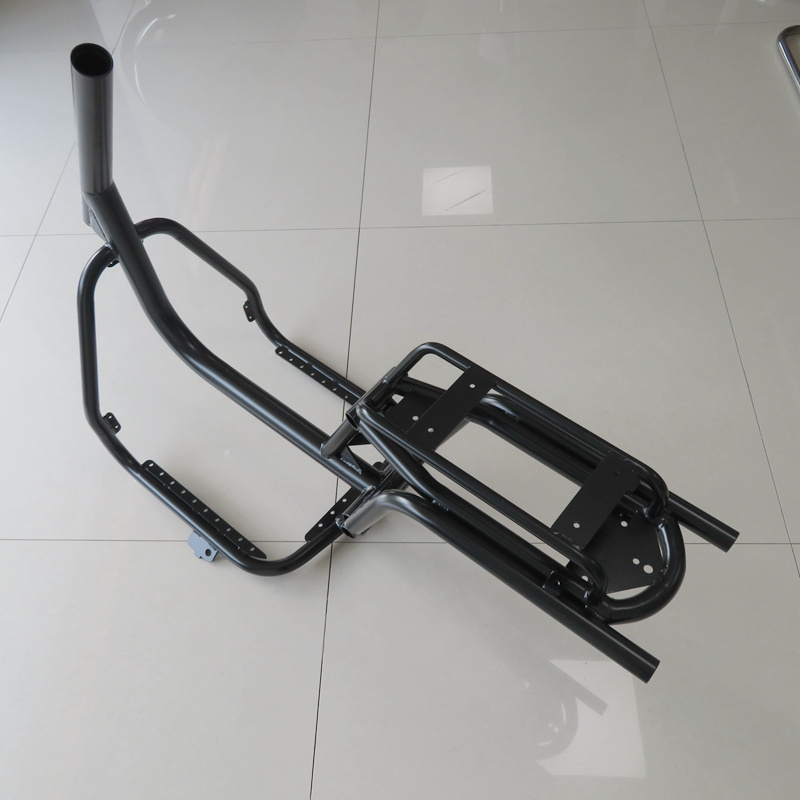 Customized Family Cargo Tricycle Steel Frame Good Metal Welded And Powder Coated Electric Bicycle Frame