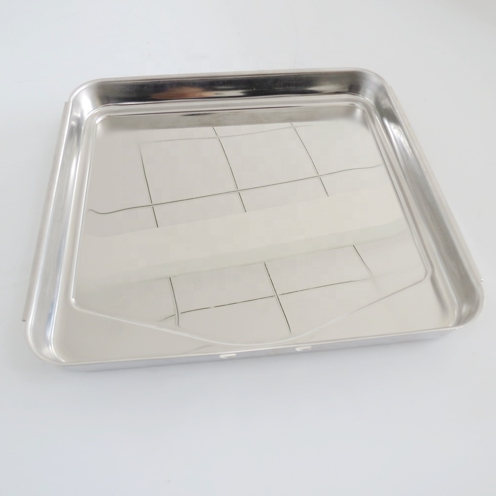 Factory OEM stainless steel sheet rolling deep drawing  tray for buffet serving