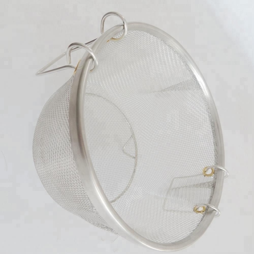 Customized stainless steel wire mesh festival gift basket