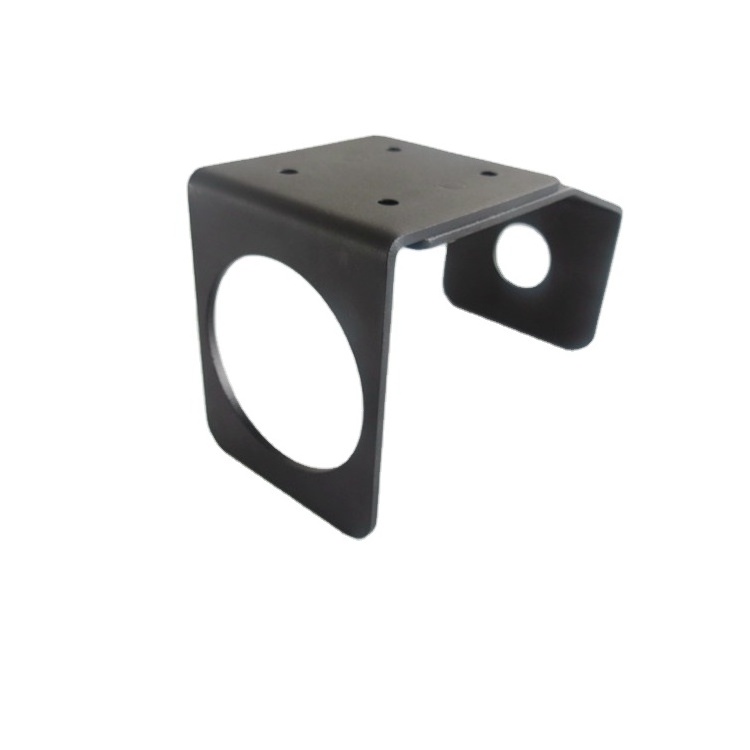 OEM ODM Custom power coated metal wall bracket for fire extinguisher sheet metal fabrication