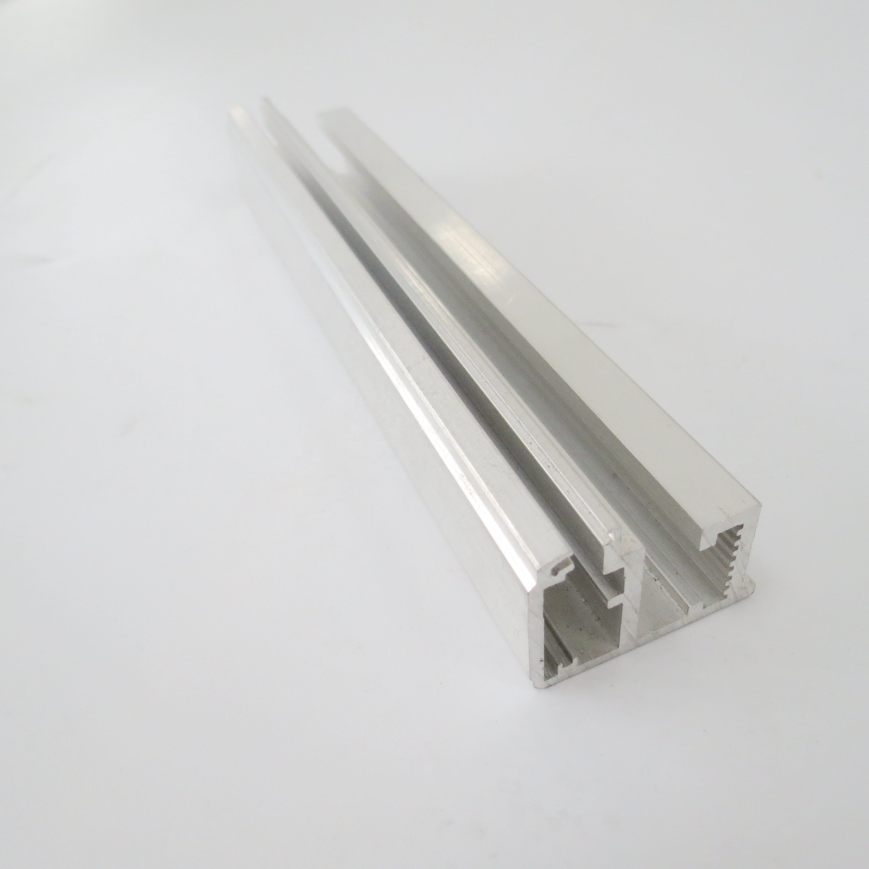 Customized anodized aluminum led profile for glass shelf