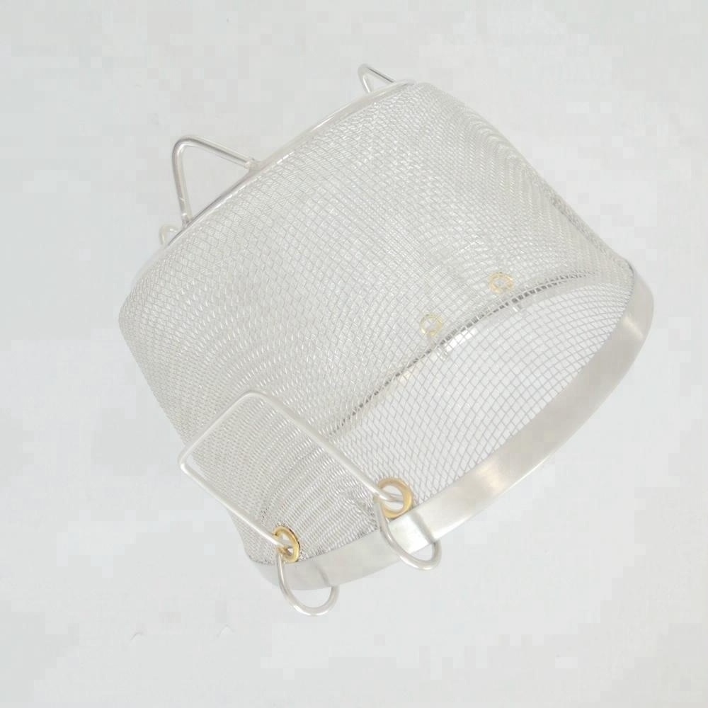 Customized stainless steel wire mesh festival gift basket