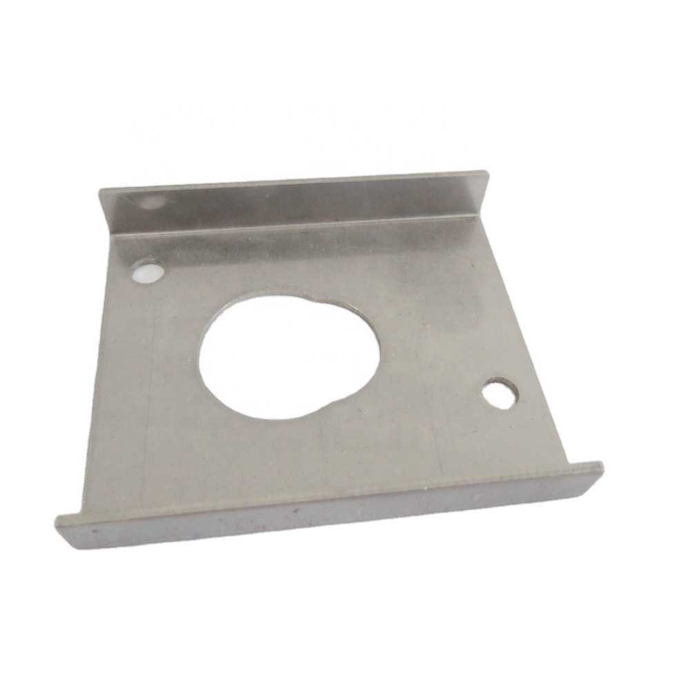 Custom service stainless steel polishing metal stamping strike plate for door lock