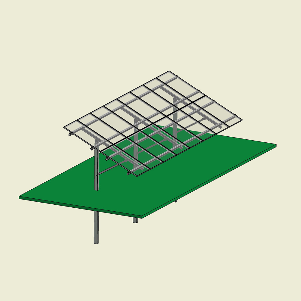 Off grid aluminum extrusion solar panel frame