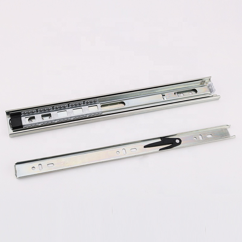 Furniture fittings Cheap price drawer guides drawer slides 45mm cabinet ball bearing slides