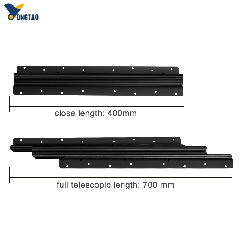 Bottom Mounted Drawer Slides Ball Bearings Full Extension Heavy Duty Stair Undermount Drawer Slides