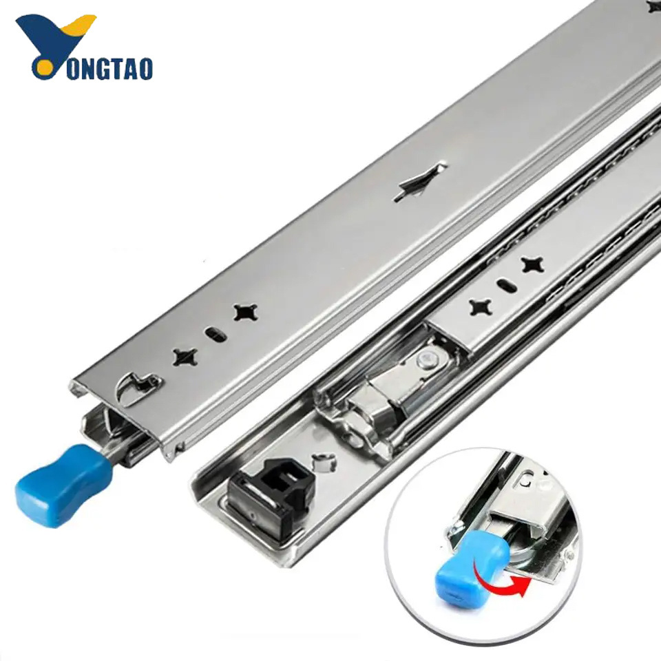 53mm 50 inch industrial sliding rail heavy duty ball bearing drawer slide 500 kg locking drawer slides