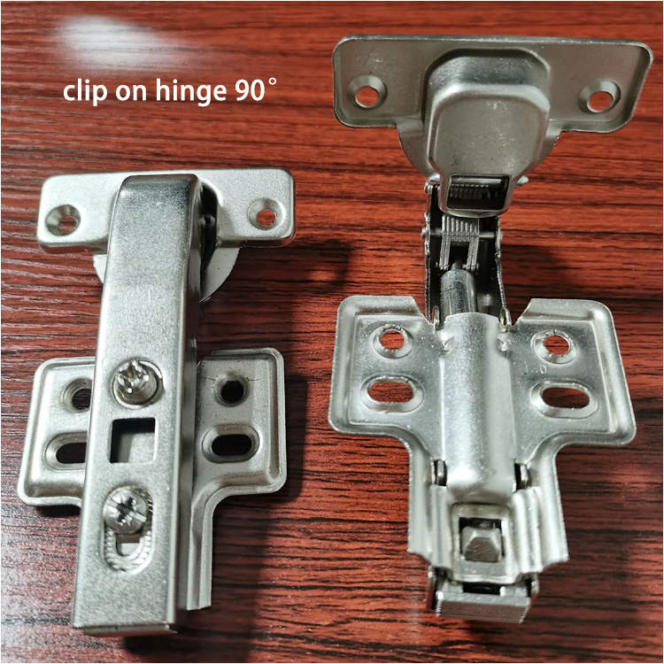 Special angel 45 degree furniture hinges self closing clip on hinge