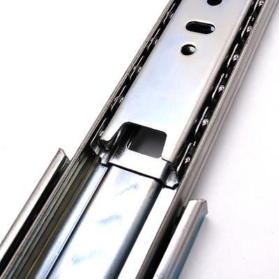 45mm Heavy duty drawer slides hafele telescope channel  extension sliding rail   ball bearing  Drawer Slides