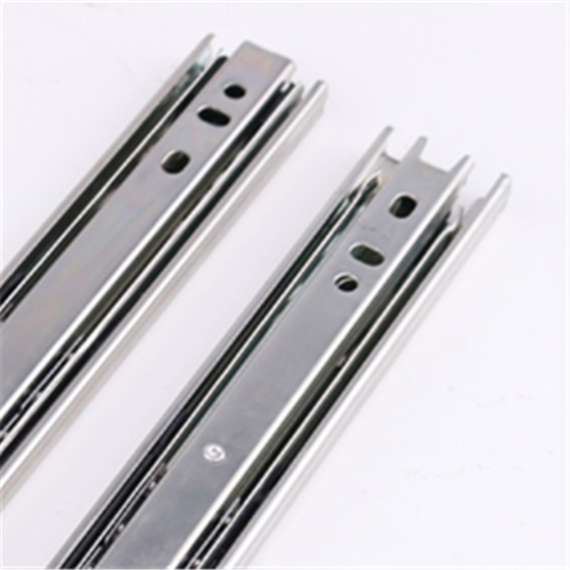 Jieyang hardware full extension drawer slides 40mm ball bearing drawer slide