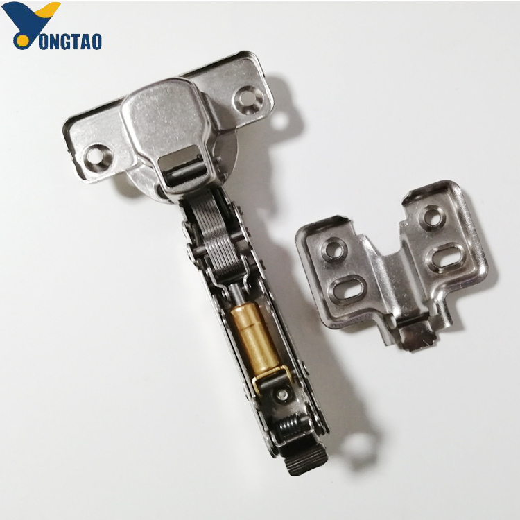 Yongtao 90g 35mm clip on furniture metal and steel soft closing hinges hydraulic door closer hinge concealed hinge