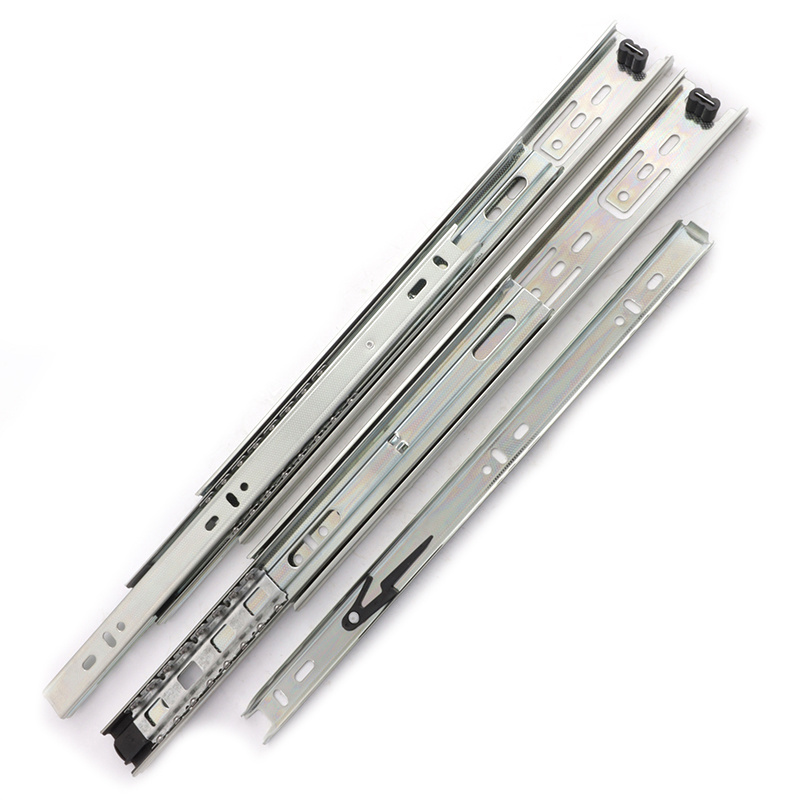 Jieyang hardware full extension drawer slides 40mm ball bearing drawer slide