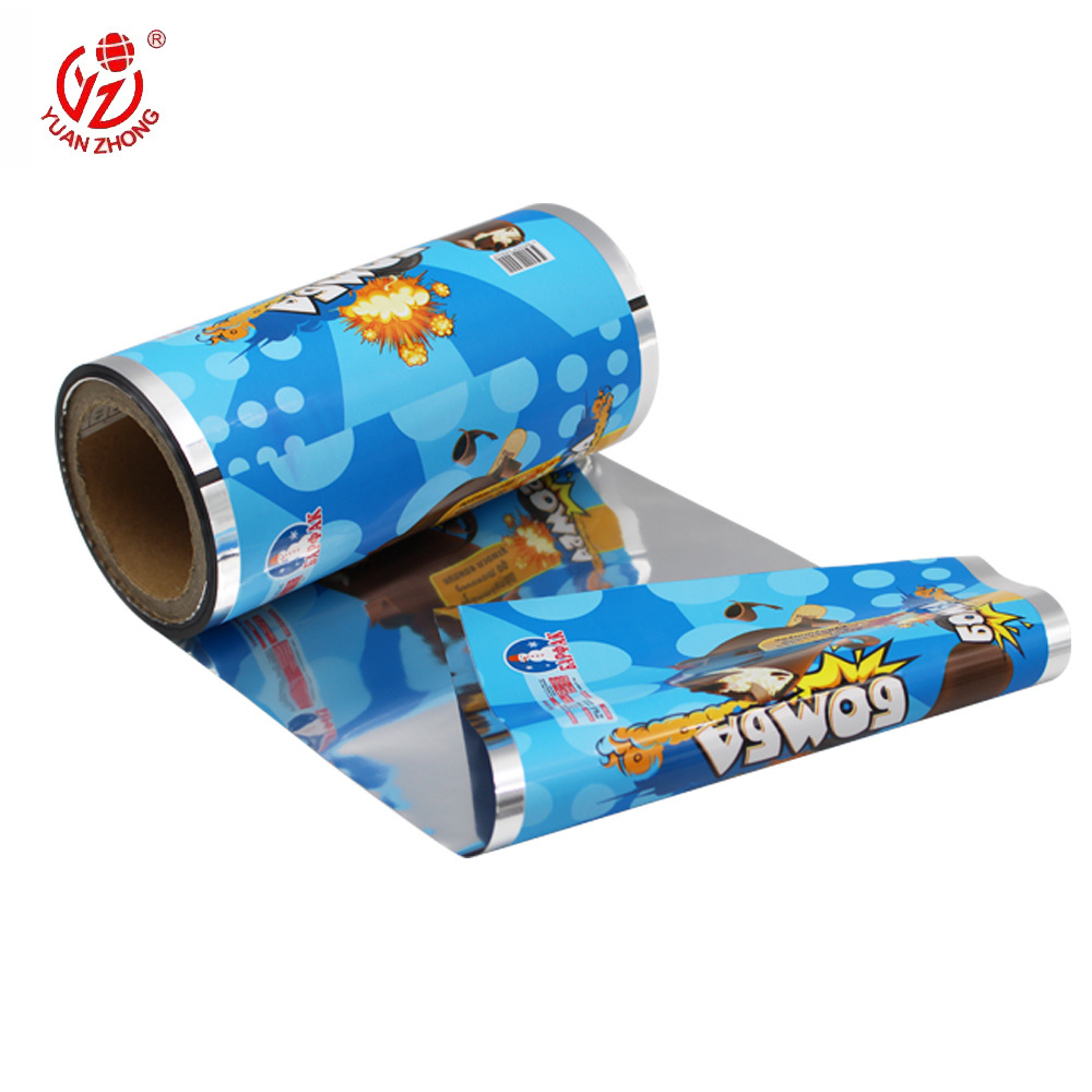 China Supplier Custom Print Automatic Packing Flexible Food Package Materials Roll Stock Plastic Sealing Film For Ice Cream