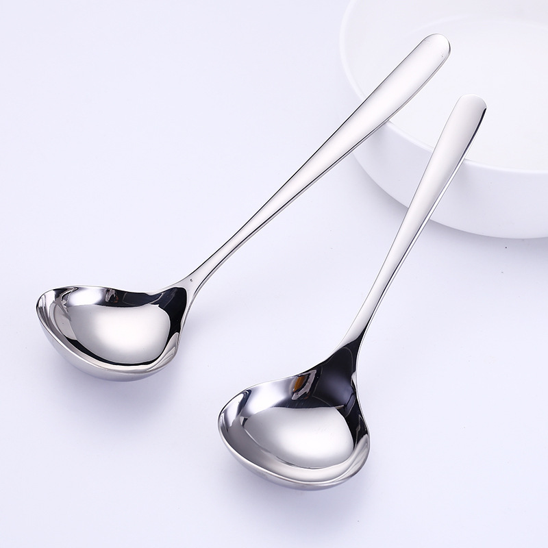 Kitchen Tools Food Grade Colorful Mirror Polish Stainless Steel Soup Ladle