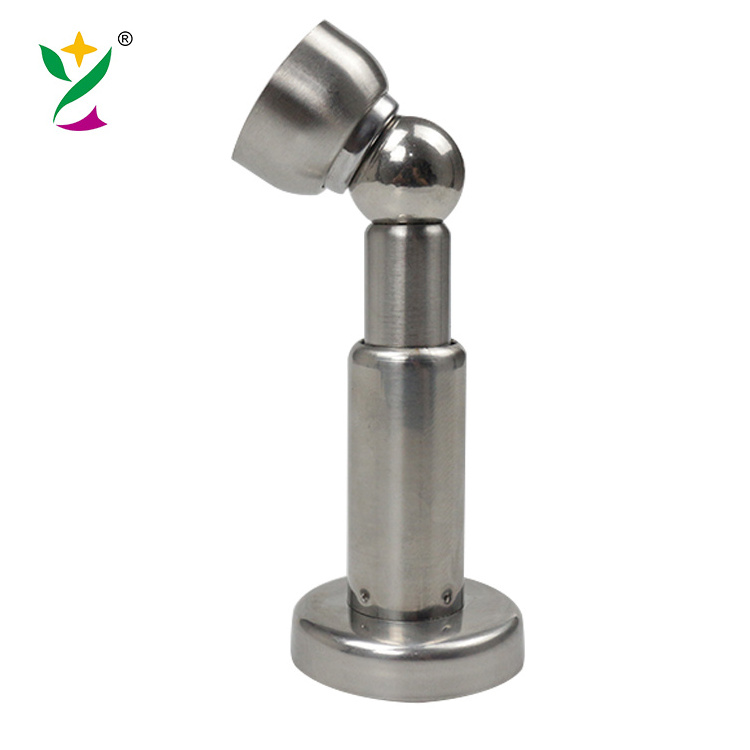 YUXING Stainless steel magnetic retractable door stopper