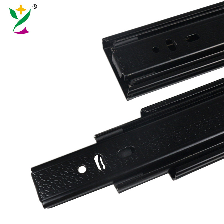 YUXING 45mm furniture push to open cabine telescopic drawer slide