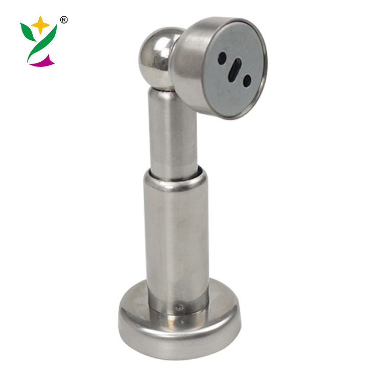 YUXING Stainless steel magnetic retractable door stopper