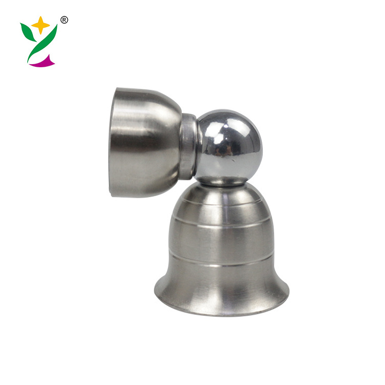 YUXING stainless steel sliding magnetic glass door holder stopper for glass door opening holder